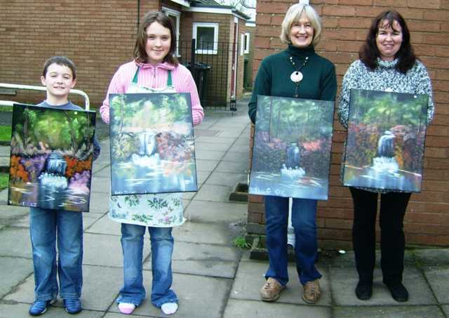 painting my way  art classes in shropshire